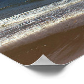 Het witte Strand van het Punt Poster (Hoek)