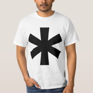 Het witte T - shirt van de Asterisk