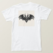 Het witte T-shirt van Rat (Design achterkant)