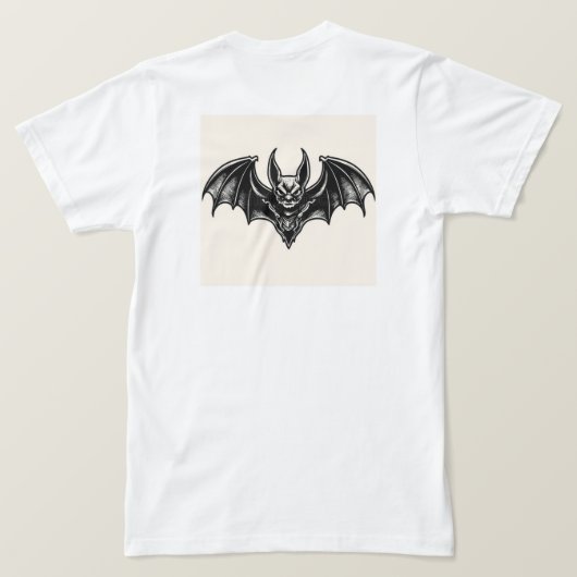 Het witte T-shirt van Rat (Design achterkant)