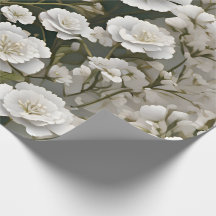 Het witte zachte bloempatroonontwerp