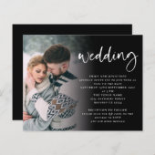 Het Witte Zwarte van de Code van de Foto QR van he (Voorkant / Achterkant)