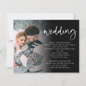 Het Witte Zwarte van de Code van de Foto QR van he (Voorkant)