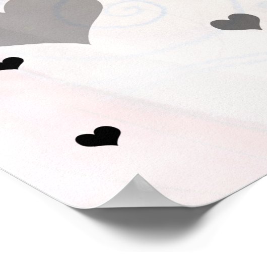 Het woedende meisje Gothic Fantasy Art Poster (Hoek)