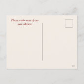 HET WOESTIJN BEWEGENDE BRIEFKAART (Achterkant)