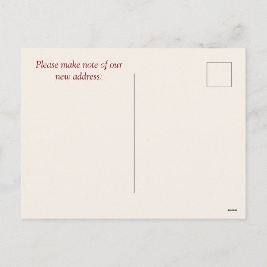 HET WOESTIJN BEWEGENDE BRIEFKAART (Achterkant)