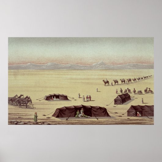 Het woestijnkamp van Sir Richard Burton Poster (Voorkant)