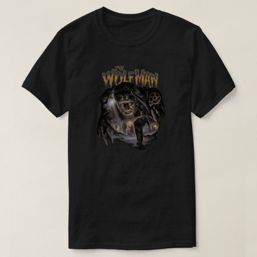 Het Wolf Man T-shirt (Design voorkant)