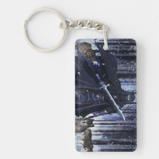 HET WOLF-VERPAKKINGSLEDER SLEUTELHANGER