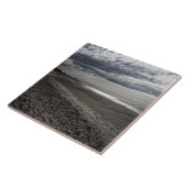 Het wolkenstrand op het noordelijk Zee Tegeltje (Zijkant)