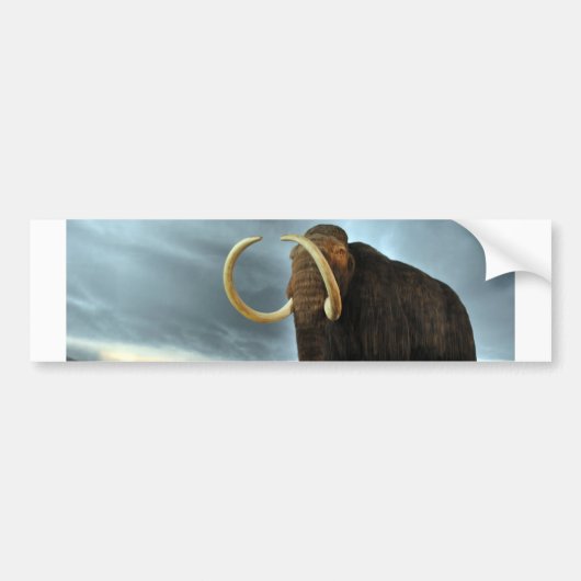 Het wollige MammoetLot van Mod. Bumpersticker (Voorkant)
