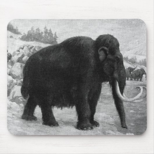 Het wollige MammoetLot van Mod. Muismat (Voorkant)