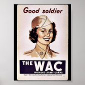 Het Womens Legerkorps van de Wac Poster (Voorkant)