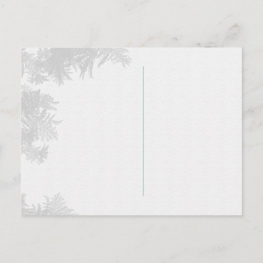 Het Wondenhuwelijk van de Starry bewaart de Datum Aankondigingskaart (Achterkant)