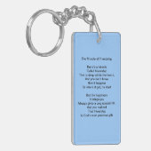 Het wonder van de Friendship Poem Sleutelhanger (Voorkant Links)