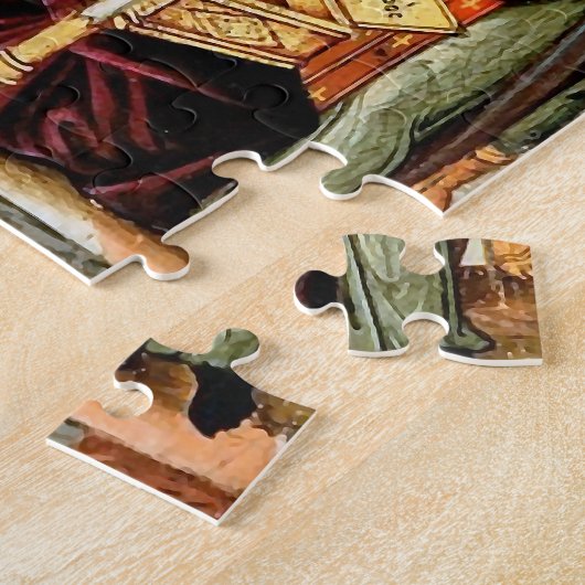 Het wonder van de Heilige Belt door Emmanuel Tzane Legpuzzel (Zijkant)