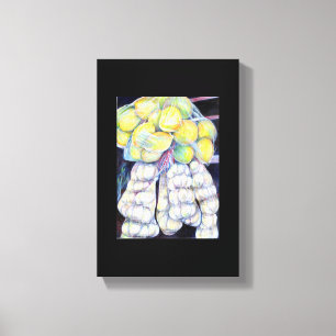 Het wonder van de natte markten, Singapore Canvas Afdruk