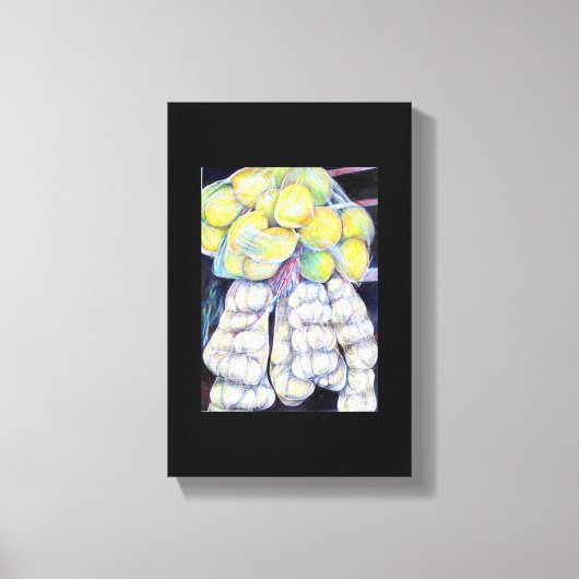 Het wonder van de natte markten, Singapore Canvas Afdruk (Voorkant)