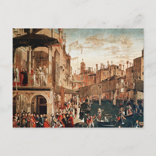 Het wonder van de Relic van het ware Kruis Briefkaart (Voorkant)