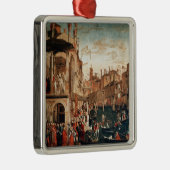 Het wonder van de Relic van het ware Kruis Metalen Ornament (Rechts)