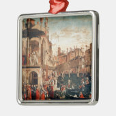 Het wonder van de Relic van het ware Kruis Metalen Ornament (Links)