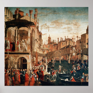 Het wonder van de Relic van het ware Kruis Poster