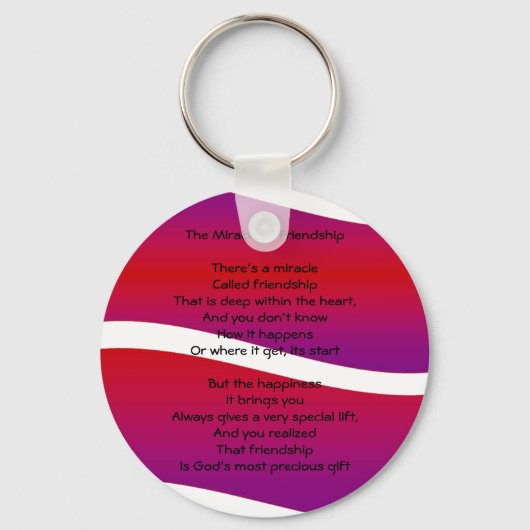 Het wonder van de sleutelhanger van de vriendschap (Voorkant)