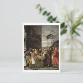 Het wonder van de toespraak van het pasgeboren kin briefkaart (Staand voorkant)