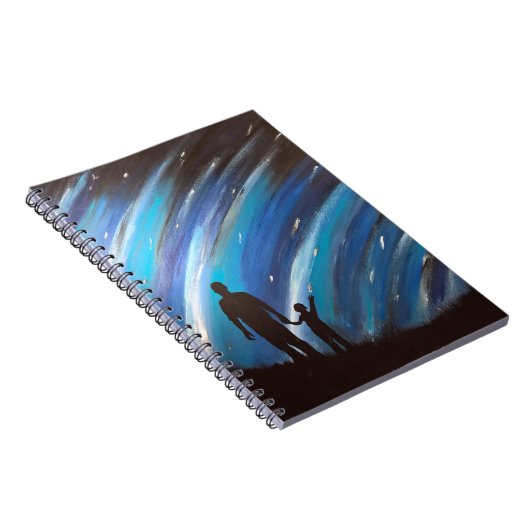 Het wonder van de vaderskirale laptop notitieboek (Rechterzijde)