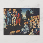 Het wonder van de vijf levens en twee vissen briefkaart (Voorkant)