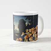 Het wonder van de vijf levens en twee vissen grote koffiekop (Voorkant rechts)