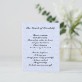 Het wonder van de vriendschap Briefkaart (Staand voorkant)