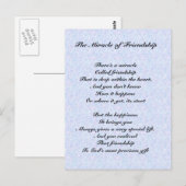 Het wonder van de vriendschap Briefkaart (Voorkant / Achterkant)