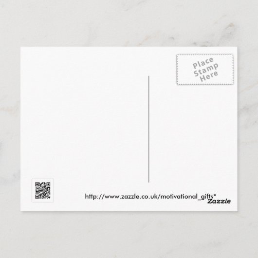 Het wonder van de vriendschap briefkaart (Achterkant)