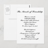 Het wonder van de vriendschap briefkaart (Voorkant / Achterkant)