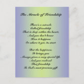 Het wonder van de vriendschap Briefkaart (Voorkant)