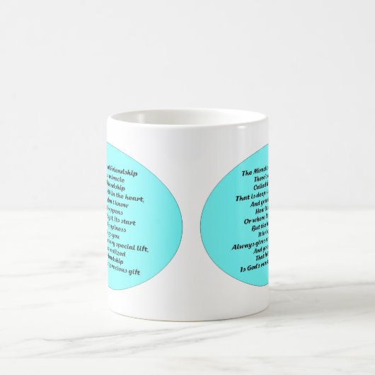 Het wonder van de vriendschap koffiemok (Center)