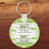 Het wonder van de vriendschap sleutelhanger (Voorkant)