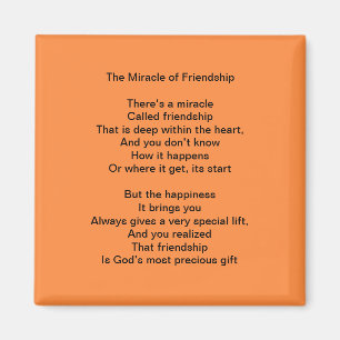 Het wonder van de vriendschapsmagneet magneet