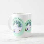 Het wonder van de winter koffiemok (Voorkant links)