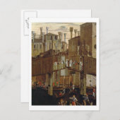 Het wonder van het juweel van het Heilige Kruis, d Briefkaart (Voorkant / Achterkant)