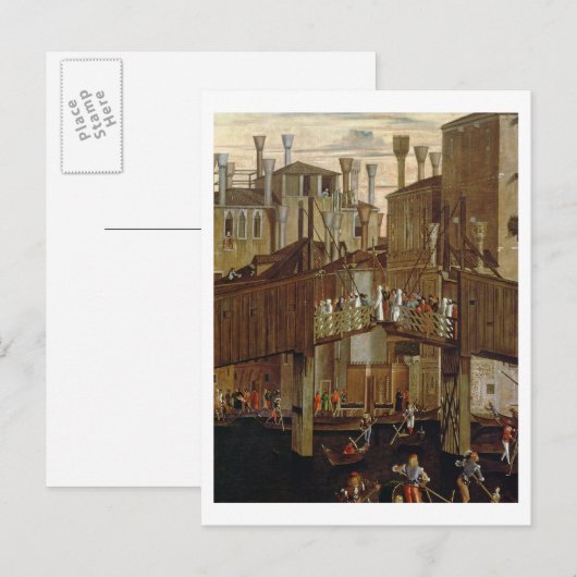 Het wonder van het juweel van het Heilige Kruis, d Briefkaart (Voorkant / Achterkant)