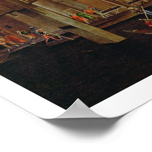 Het wonder van het juweel van het Heilige Kruis, d Poster (Hoek)