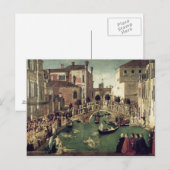 Het wonder van het kruis op de San Lorenzo-brug Briefkaart (Voorkant / Achterkant)