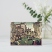 Het wonder van het kruis op de San Lorenzo-brug Briefkaart (Staand voorkant)