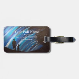 Het Wonder van het Vader zijn Aanpasbare Bagage La Bagagelabel