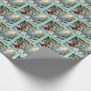 Het wonder van sneeuwbellen inwikkelpapier cadeaupapier