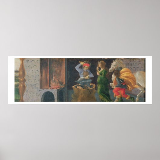 Het wonder van St. Eligius, het voorpaneel van de  Poster (Voorkant)