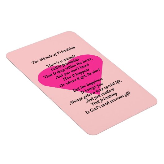 Het wonder van vriendschap magneet (Rechterzijde)
