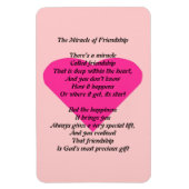 Het wonder van vriendschap magneet (Verticaal)